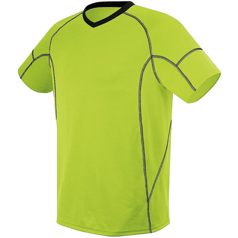 Russell Athletic Youth Kinetic Jersey (322821-C), Color 'Lime/Black'